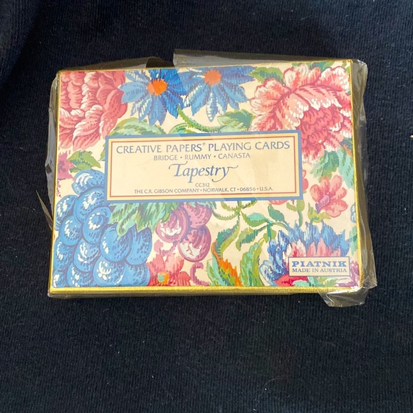 Piatnik Other - NWOT VTG Piatnik Creative Papers Playing Cards - boxed 2 unopened decks